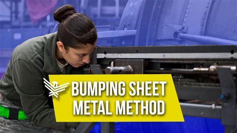 bumping sheet metal|bumping sheet metal tutorial.